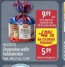 ALDI BISCOTTO Oryginalne wafle holenderskie oferta