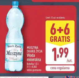 ALDI Muszyna Skarb Zycia Woda mineralna oferta