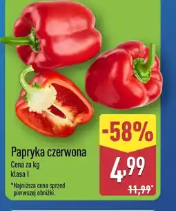 ALDI Papryka czerwona oferta