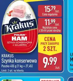 ALDI Krakus Szynka konserwowa oferta