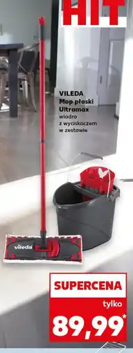 Kaufland Mop płaski + wiadro Vileda oferta