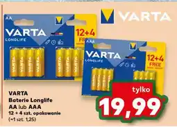 Kaufland Baterie aa Varta Longlife oferta