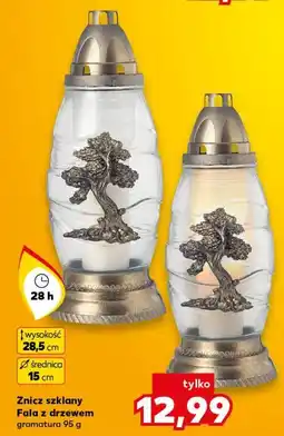 Kaufland Znicz szklany fala oferta