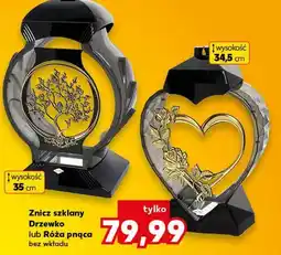 Kaufland Znicz szklany drzewko oferta