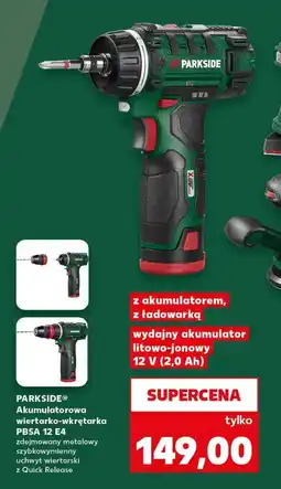 Kaufland Wiertarko-wkrętarka akumulatorowa pbsa 12 e4 Parkside oferta