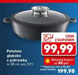 Kaufland Patelnia głęboka z pokrywą 28 cm Ambition oferta