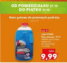 Kaufland Zimowy płyn do spryskiwaczy Car Stuff oferta