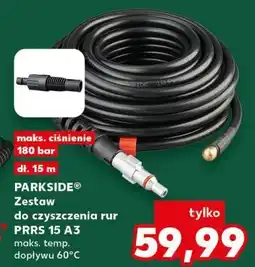 Kaufland Zestaw do czyszczenia rur 15 m Parkside oferta