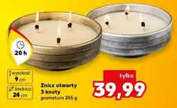 Kaufland Znicz otwarty 3 knoty 20 h oferta