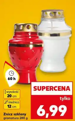 Kaufland Znicz szklany 280 g oferta