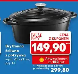 Kaufland Brytfanna żeliwna z pokrywką 33 cm Ambition oferta