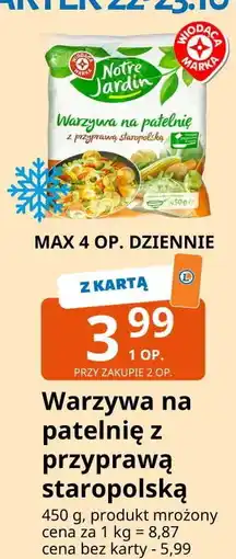 E.Leclerc Warzywa staropolskie Wiodąca Marka Notre Jardin oferta
