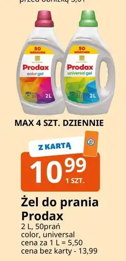 E.Leclerc Żel do prania Prodax oferta