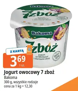 E.Leclerc Jogurt ze śliwkami i ziarnami zbóż Bakoma 7 Zbóż oferta