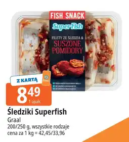 E.Leclerc Filet ze śledzia z suszonymi pomidorami Superfish oferta