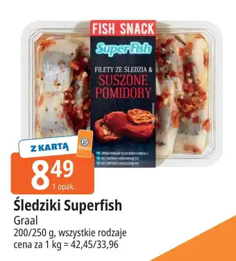 E.Leclerc Filet ze śledzia z suszonymi pomidorami Superfish oferta