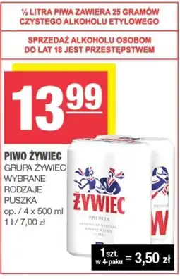 Spar Piwo Żywiec oferta