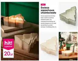 Pepco Świeca zapachowa choinka biała oferta