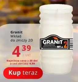 Poczta Polska Granit Wkład do zniczy 2D oferta