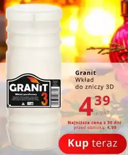 Poczta Polska Granit Wkład do zniczy 3D oferta