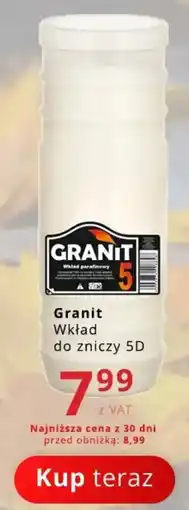 Poczta Polska Granit Wkład do zniczy 5D oferta