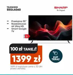 Max Elektro Sharp telewizor 55gl4060 oferta