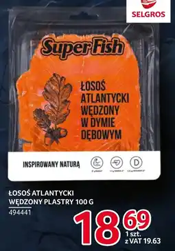 Selgros Łosoś wędzony Super Fish oferta