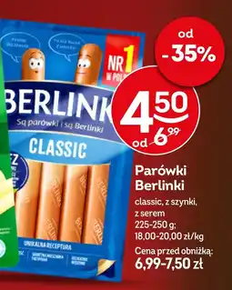 Żabka Parówki Berlinki oferta