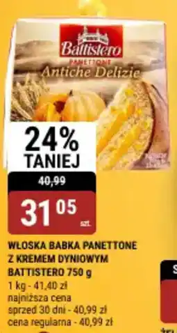 bi1 Włoska babka panettone z kremem dyniowym battistero oferta