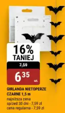 bi1 Girlanda nietoperze czarne 1,5 m oferta