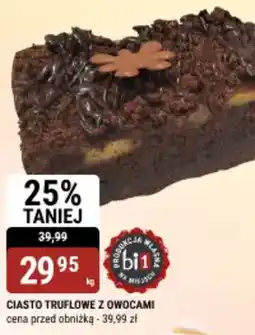 bi1 Ciasto truflowe z owocami oferta
