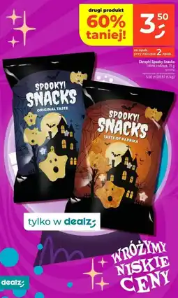 Dealz Chrupki Spooky Snacks różne rodzaje 75 g oferta