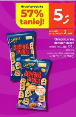 Dealz Chrupki Lorenz Monster Munch różne rodzaje 100 g oferta