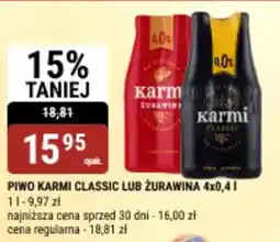 bi1 Piwo karmi classic lub żurawina oferta