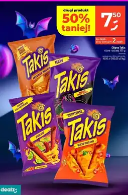 Dealz Chipsy Takis Queso Volcano 100g oferta