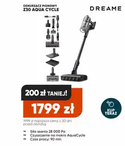 Max Elektro Dreane odkurzacz pionowy z30 aqua cycle oferta