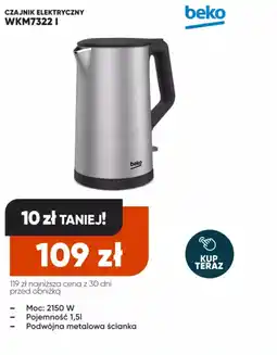 Max Elektro Beko czajnik elektryczny wkm7322 l oferta