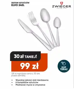 Max Elektro Zwieger zestaw sztućców elvo 24el oferta
