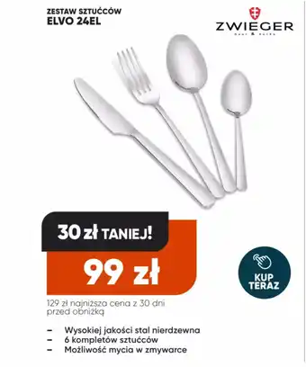 Max Elektro Zwieger zestaw sztućców elvo 24el oferta