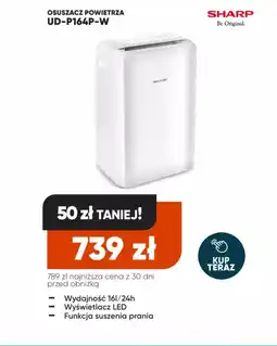 Max Elektro Sharp osuszacz powietrza ud-p164p-w oferta