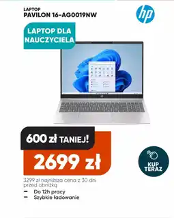 Max Elektro HP laptop pavilon 16-ag0019nw oferta