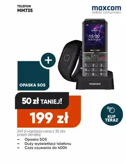 Max Elektro Maxcom telefon mm735 opaska sos oferta