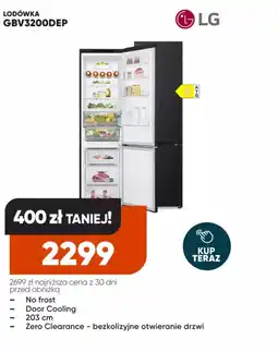 Max Elektro LG lodówka gbv3200dep oferta
