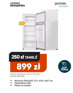 Max Elektro Gorenje lodówka rf212epw4 oferta