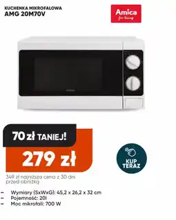 Max Elektro Amica kuchenka mikrofalowa amg 20m70v oferta