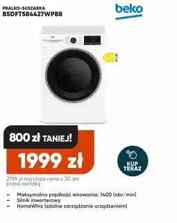 Max Elektro Beko pralko-suszarka b5dft584427wpb8 oferta