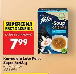 Biedronka Karma dla kota Felix Zupa, 6x48 g oferta