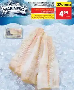 Biedronka Filet z dorsza atlantyckiego z Grenlandii Marinero oferta
