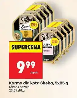 Biedronka Karma dla kota Sheba, 5x85 g oferta