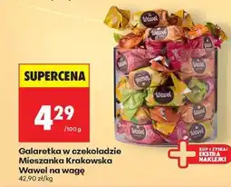 Biedronka Galaretka w czekoladzie Mieszanka Krakowska Wawel na wagę oferta